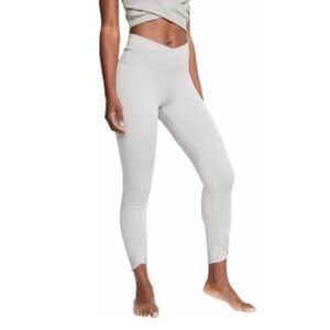 Nike Women's Yoga Wrap 7/8 Leggings in Grey, Size XS